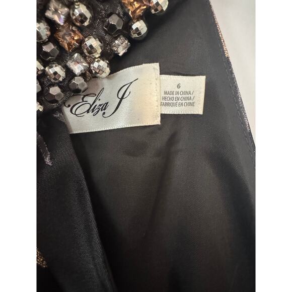 Like New Eliza J Full Length Ballgown-Size 6 - Picture 5 of 5